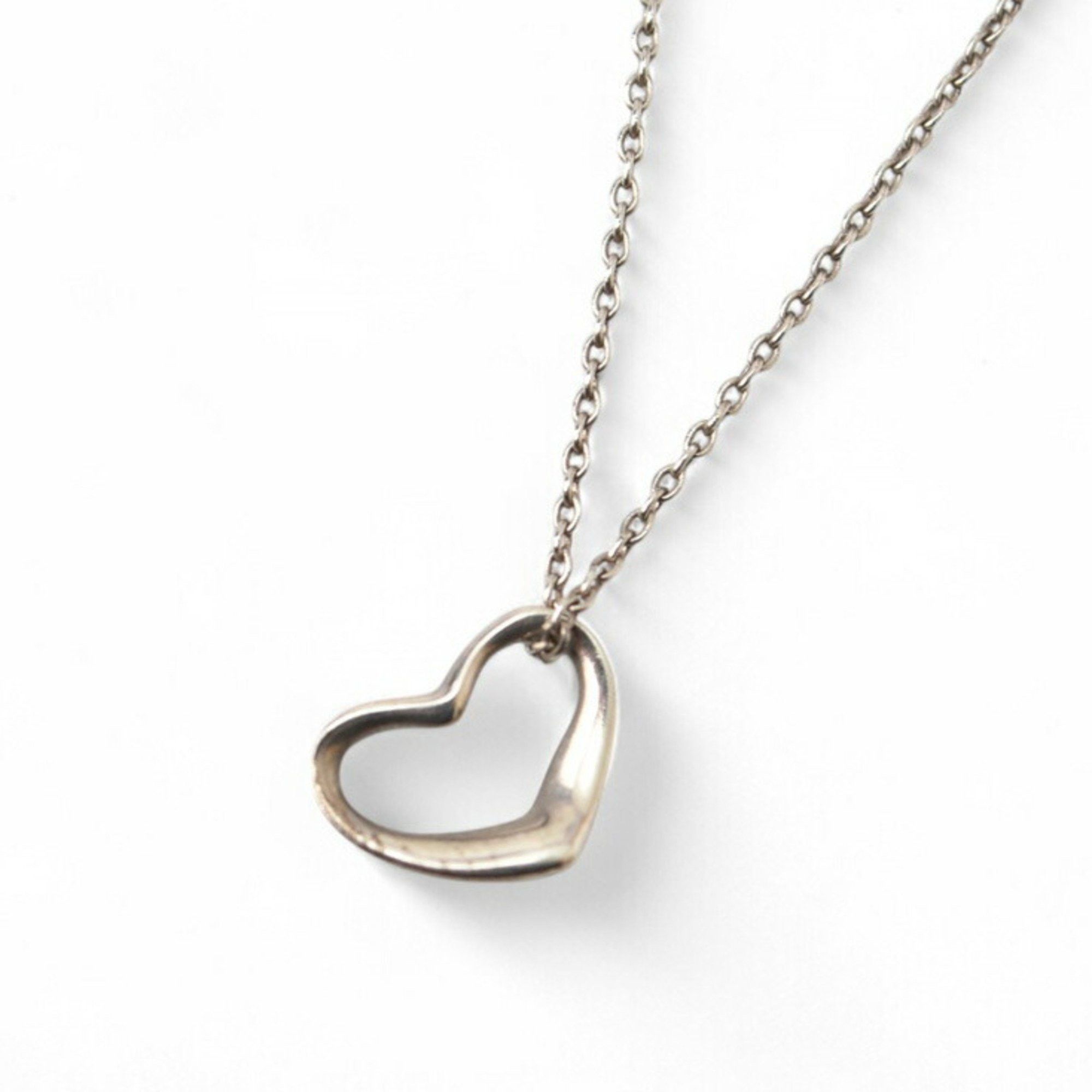 Tiffany & Co. Tiffany Necklace Pendant Silver TIFFANY&Co. Elsa Peretti Heart Width 11mm Size ONE SIZE - 1 Thumbnail