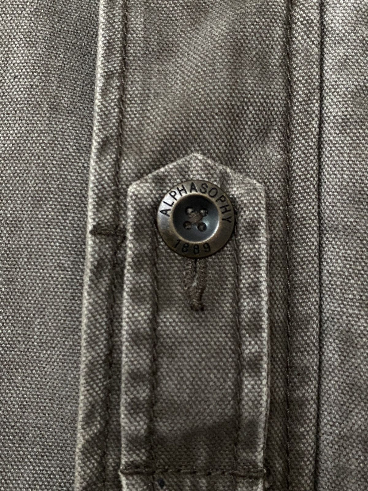 Vintage Vintage Brand Alphasophy Avant Garde Military Jacket 2000s Size US M / EU 48-50 / 2 - 7 Thumbnail
