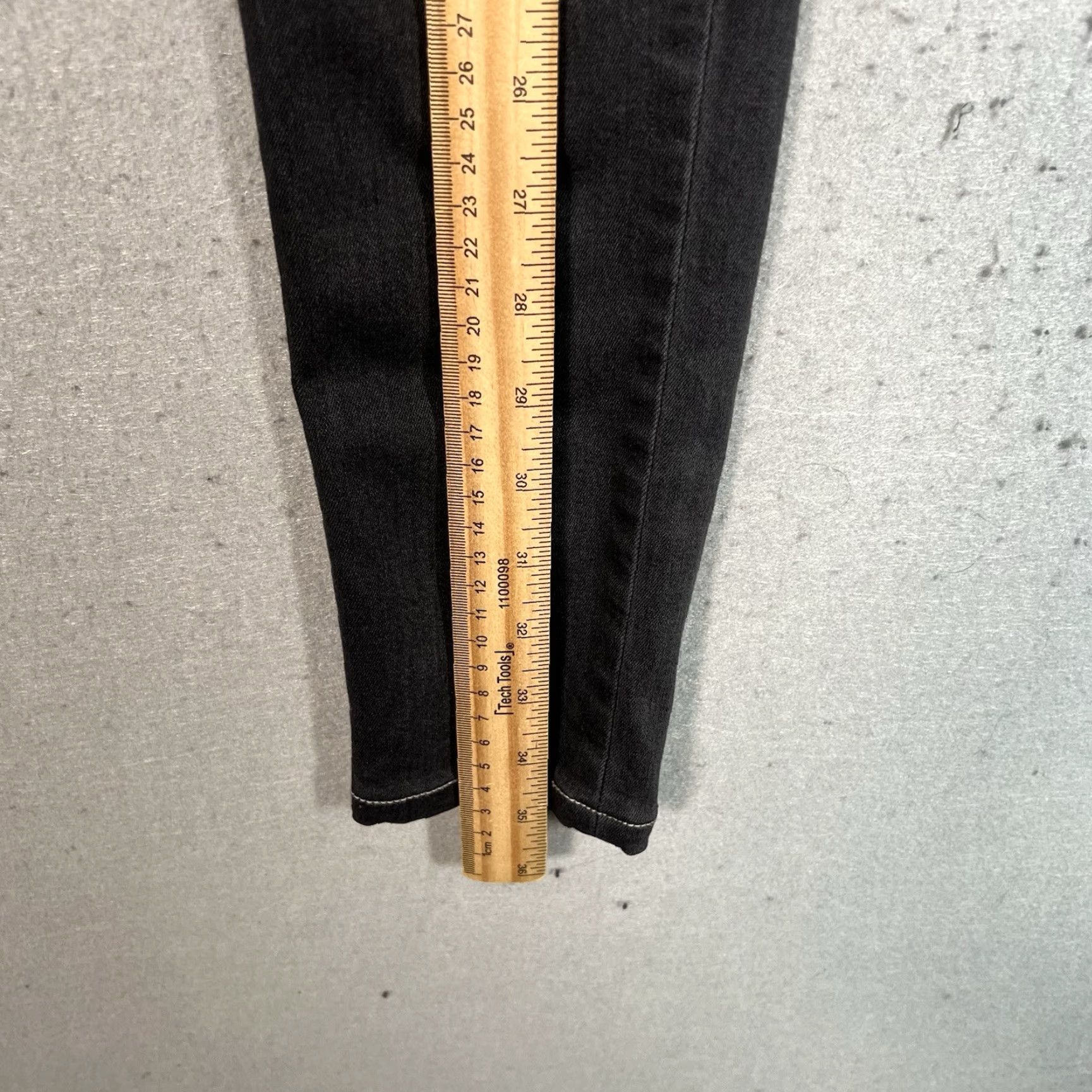 Rag & Bone VINTAGE rag & bone Jeans Womens 27 Black Wash Skinny Cotton Blend Size 27" / US 4 / IT 40 - 3 Thumbnail