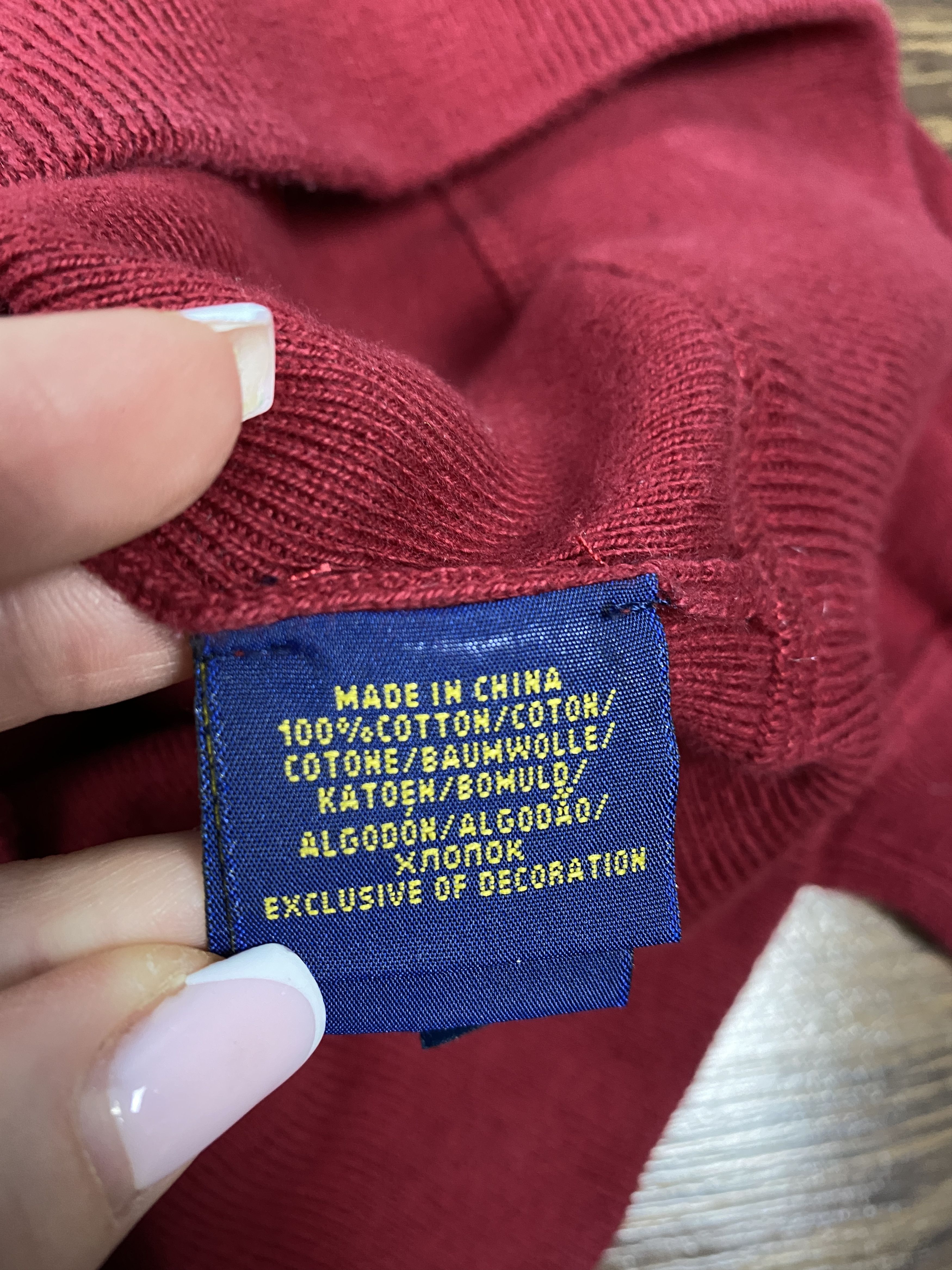 Polo Ralph Lauren × Ralph Lauren × Vintage Polo Ralph Lauren vintage crew neck sweater y2k sweatshirt Size US S / EU 44-46 / 1 - 6 Thumbnail