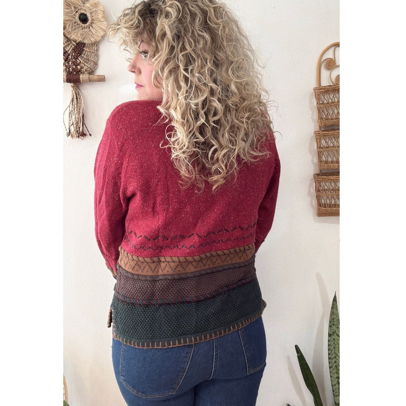 Other Y2K Cozy Chunky Knit Sweater Size XL / US 12-14 / IT 48-50 - 3 Thumbnail