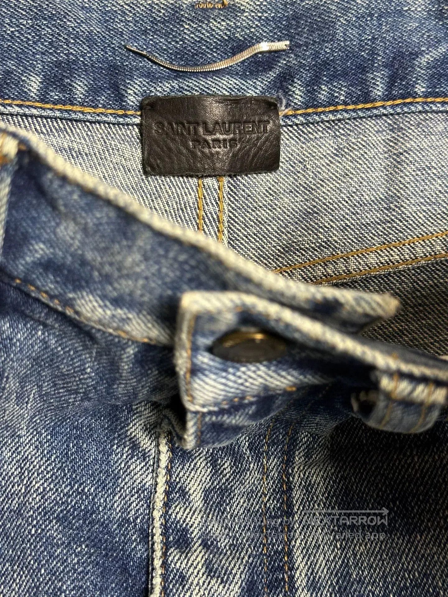 Saint Laurent Paris distressed blue denim shorts by Saint Laurent. Size US 32 / EU 48 - 8 Thumbnail