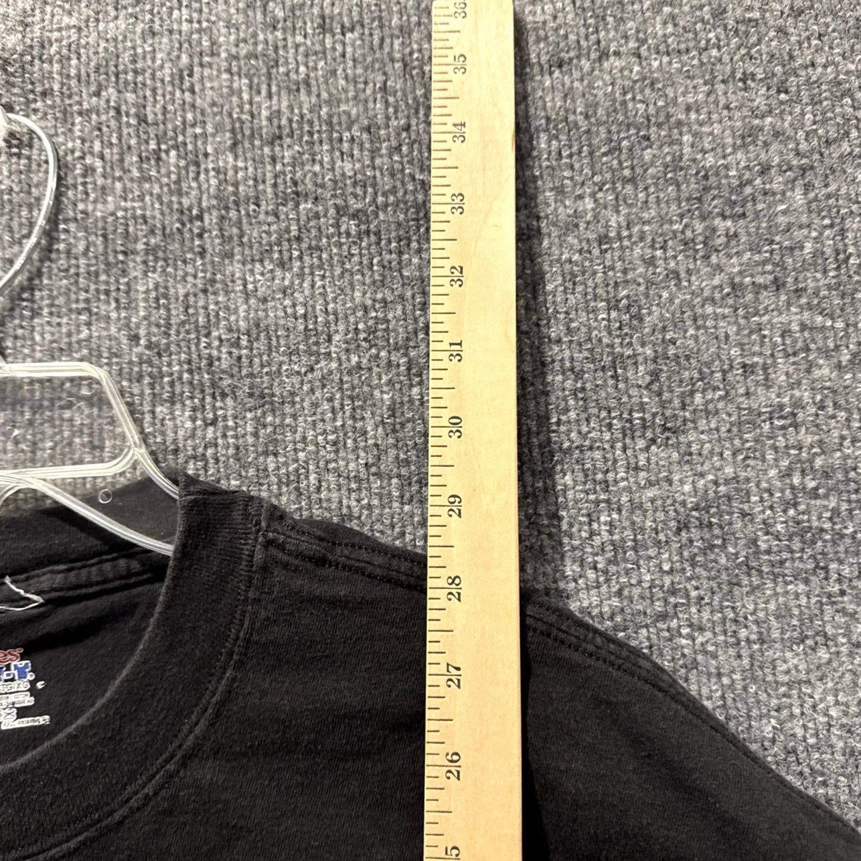 Hanes VINTAGE Johnny Garlic’s California Pasta Grill Grunge Y2K Black Short Sleeve T-Shirt XL Mens Hanes XL Black Grunge Y2K T-Shirt Size US XL / EU 56 / 4 - 5 Thumbnail