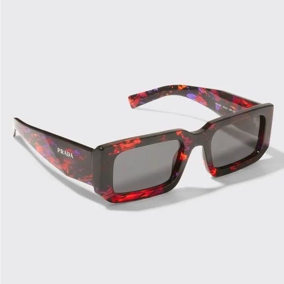 Prada New - Prada PR 06YSF 06V5S0 Rectangle Sunglasses Size ONE SIZE - 5 Thumbnail