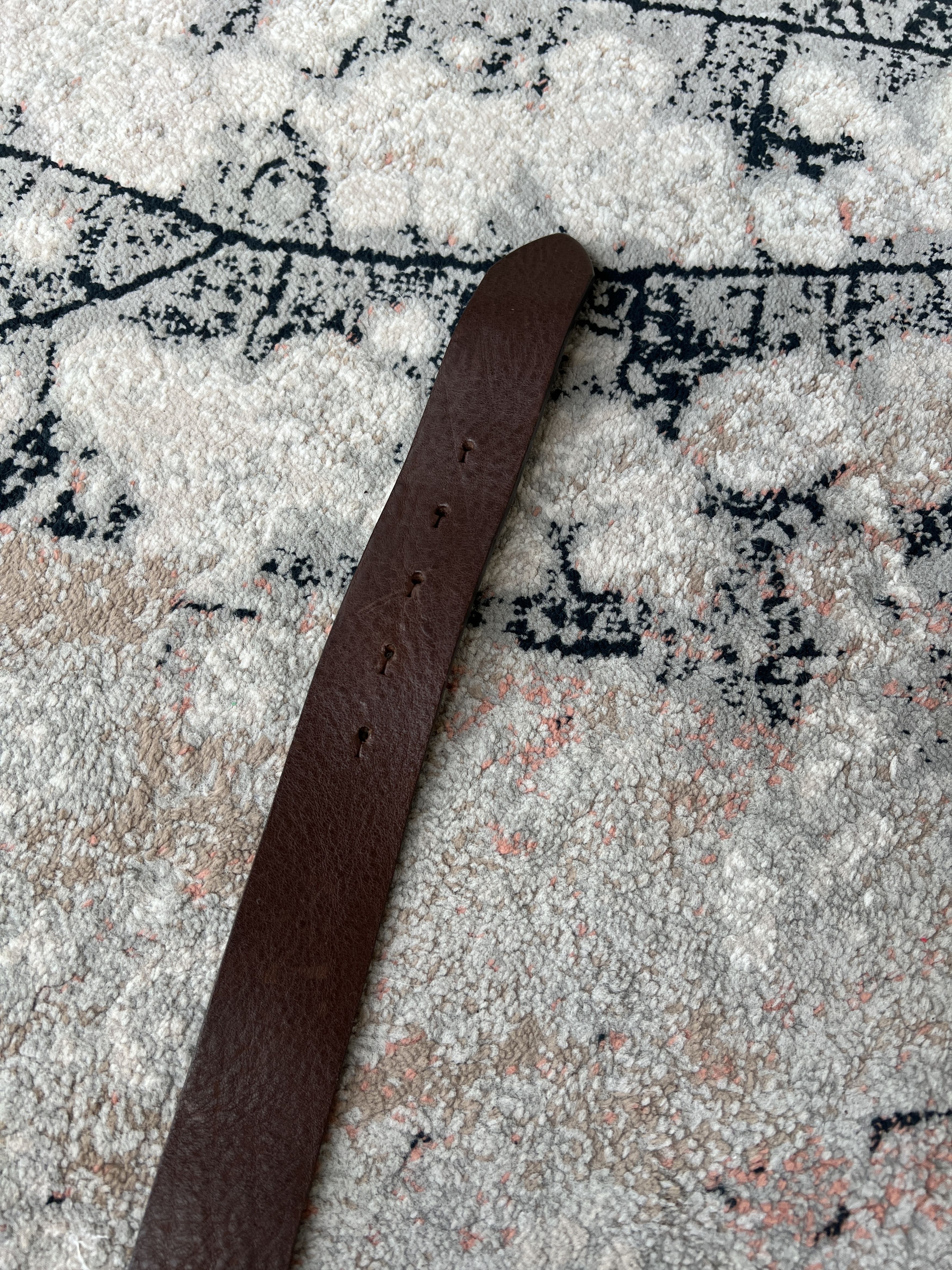 Vintage Echt Leder Vintage Belt Size ONE SIZE - 5 Thumbnail