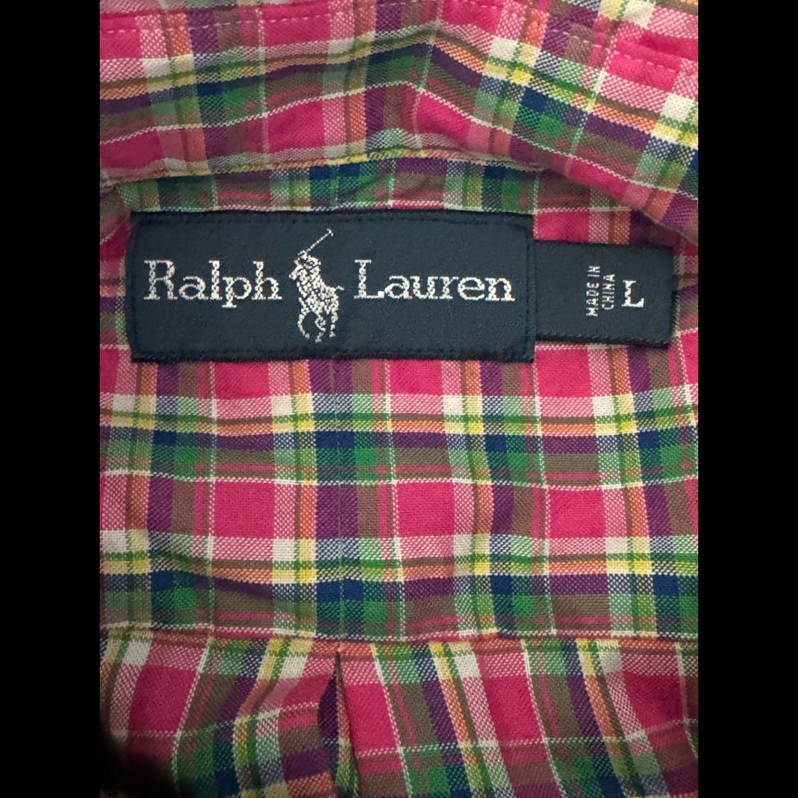 Ralph Lauren Ralph Lauren Men’s Plaid Button Down Shirt Large Multicolor Size US L / EU 52-54 / 3 - 13 Thumbnail