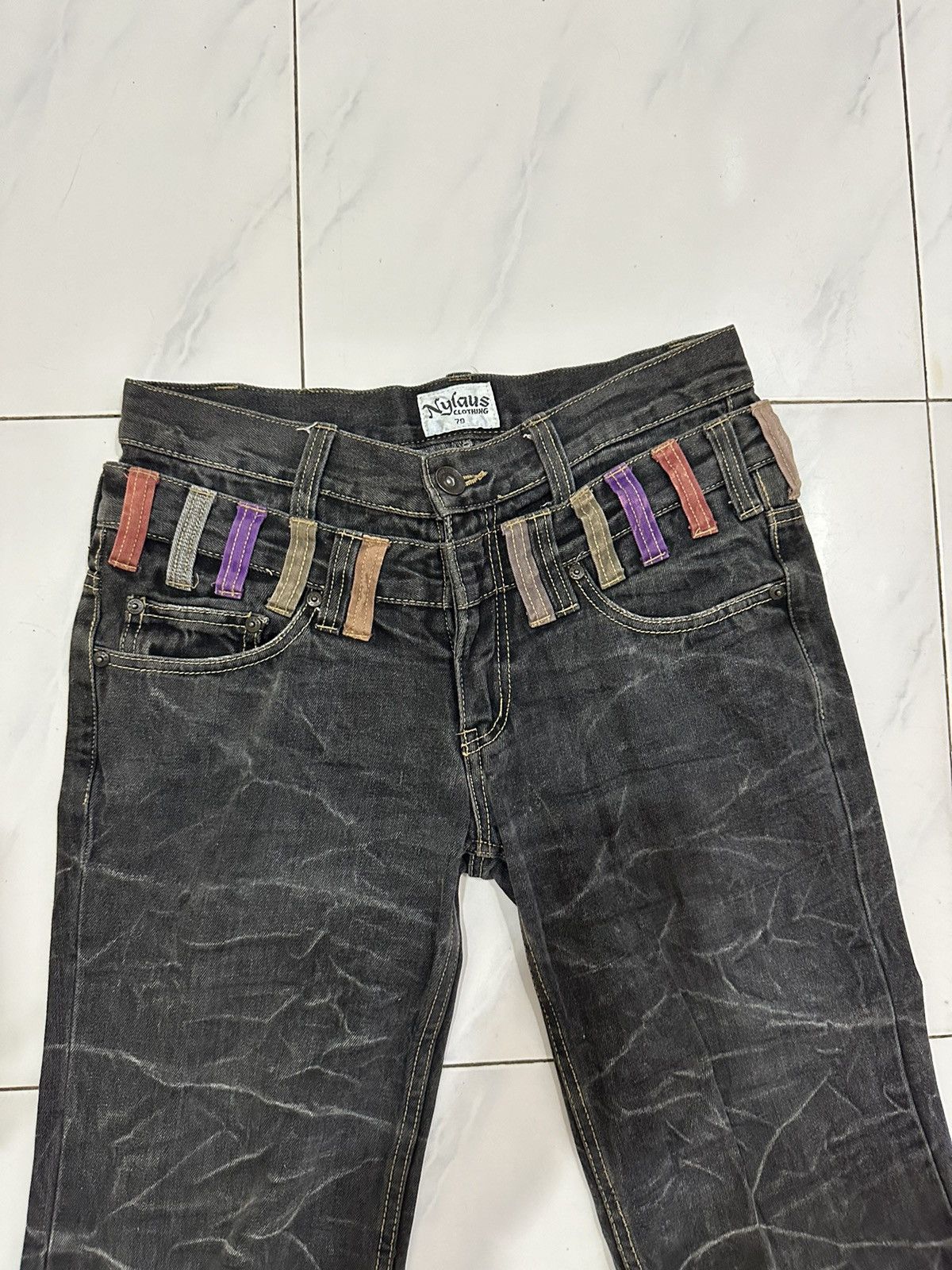 Japanese Brand VTG Distress Nylaus Double Waist Like Undercover Pants Size US 34 / EU 50 - 5 Thumbnail
