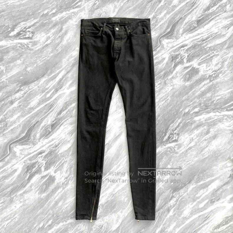 Fear of God Fear of God 5th Season Zip Hem Black Jeans. Size US 31 - 1 Thumbnail