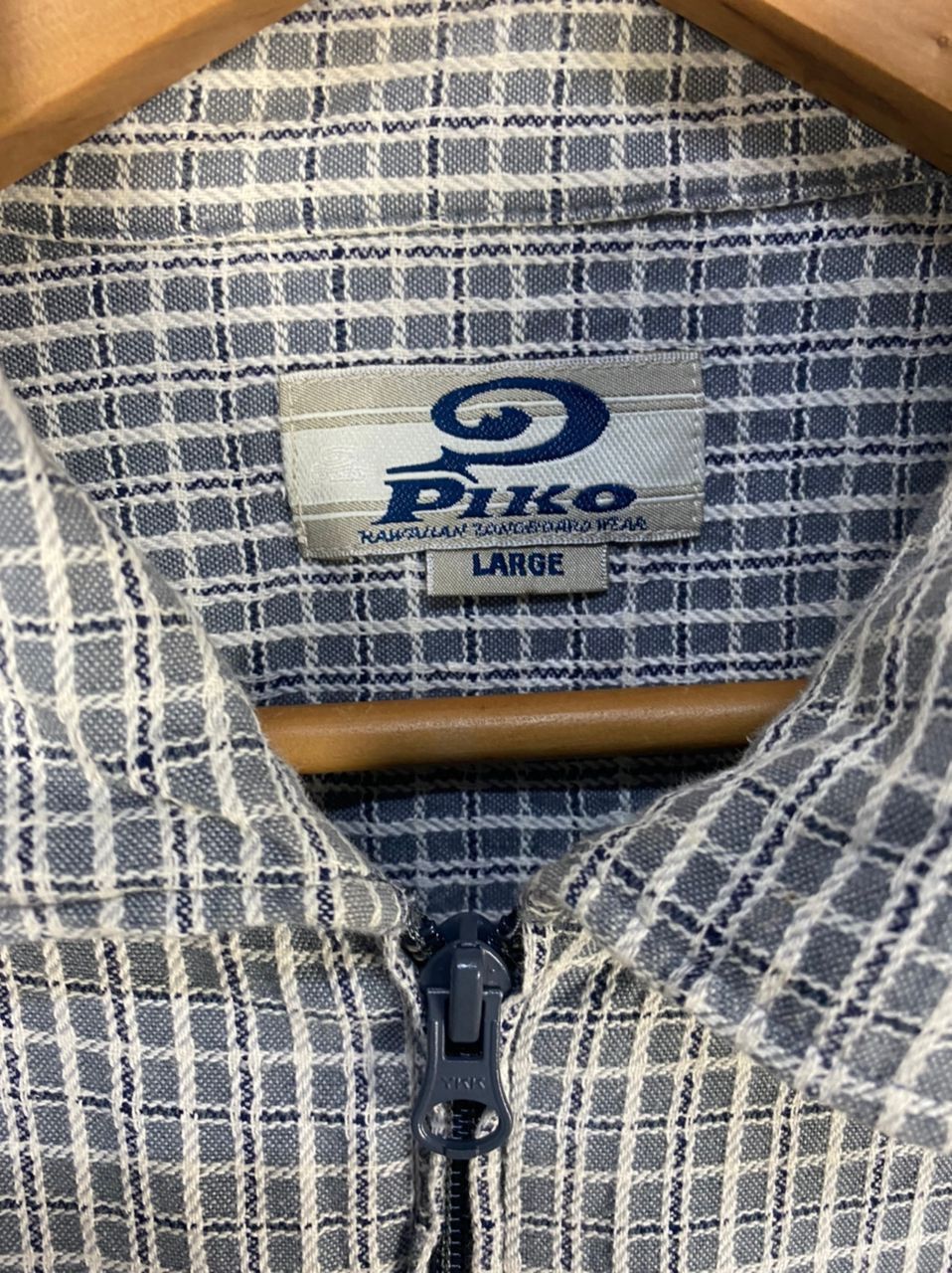 Japanese Brand Piko Hawaii zipper flannel shirt Size US L / EU 52-54 / 3 - 5 Thumbnail