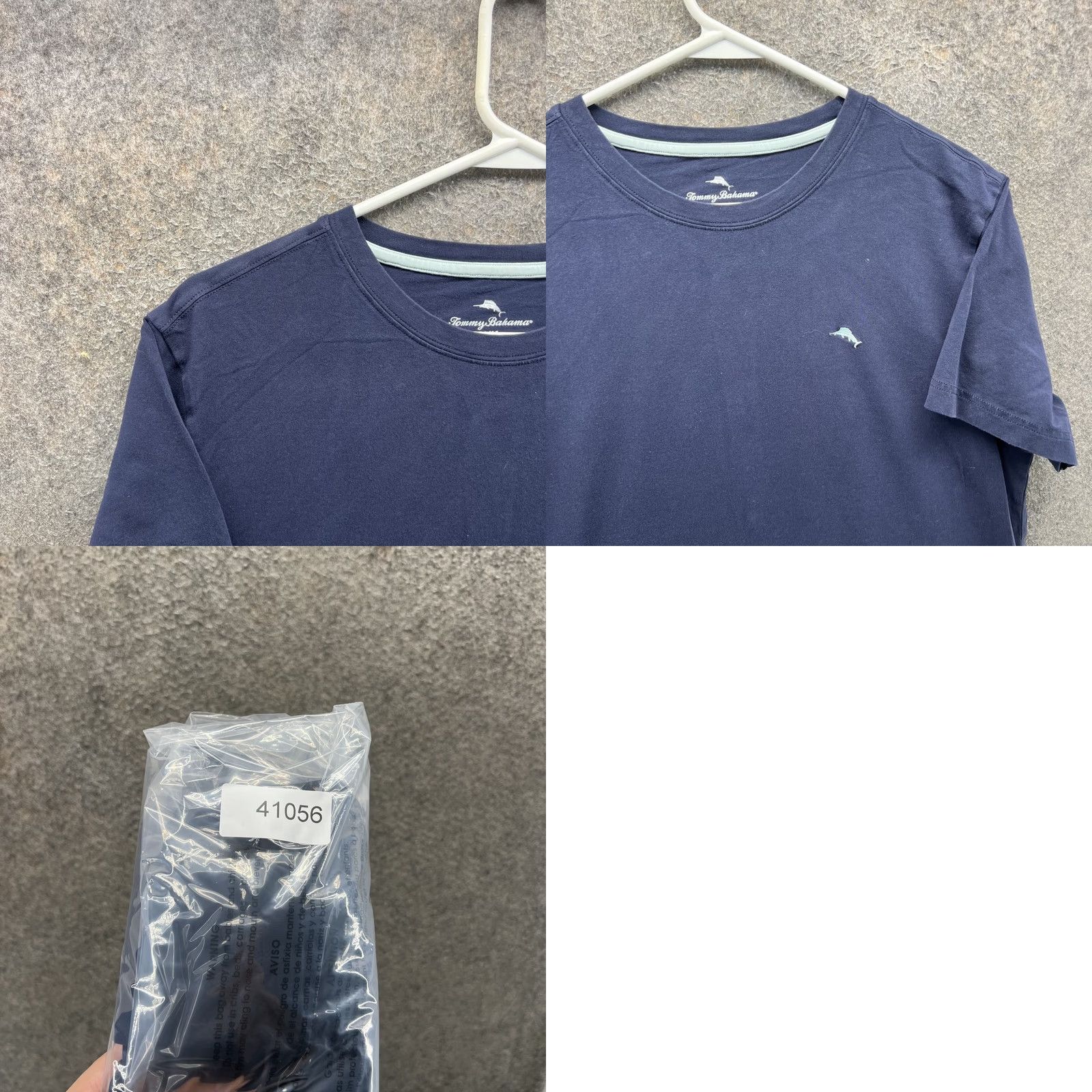 Tommy Bahama Tommy Bahama Shirt Mens Medium Blue Stretch Marlin Logo Tee Tagless Casual Soft Size US M / EU 48-50 / 2 - 8 Thumbnail