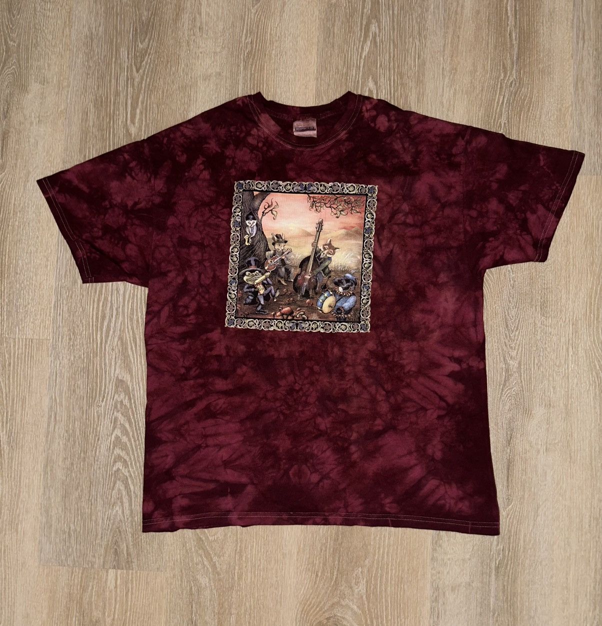Hanes × Vintage Mike Dubois Artwork Tie Dye T-Shirt Size US XXL / EU 58 / 5 - 1 Thumbnail