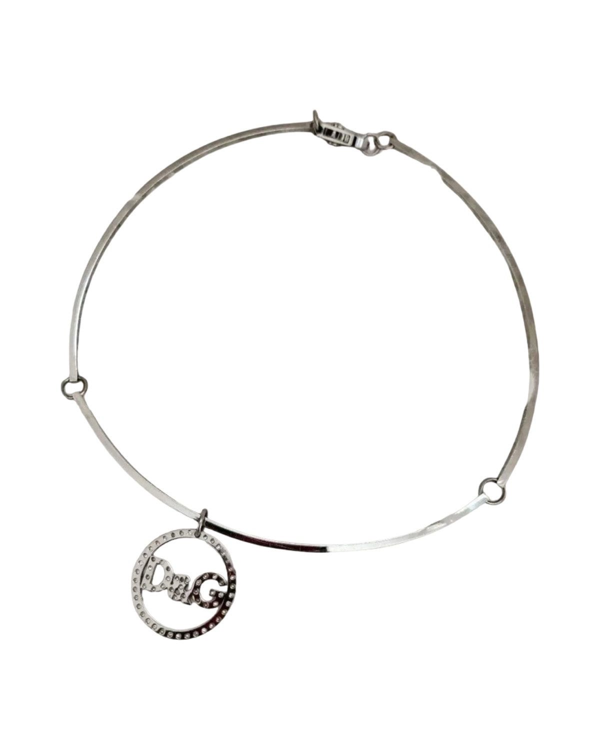 Dolce & Gabbana Silver Plated Choker Necklace Size ONE SIZE - 1 Thumbnail