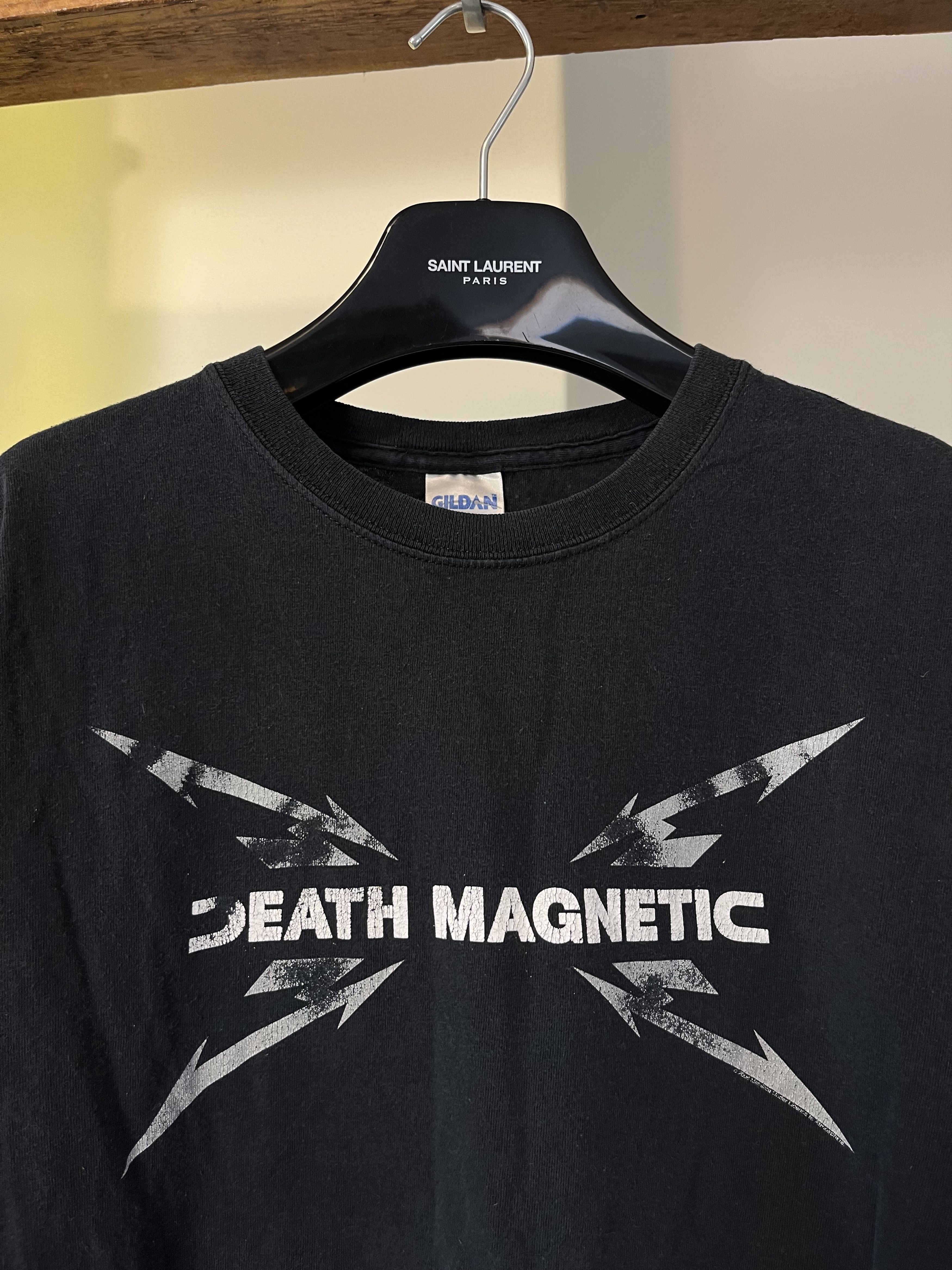 Metallica × Vintage Vintage y2k 2008 Metallica Death Magnetic Germany Size US L / EU 52-54 / 3 - 3 Thumbnail