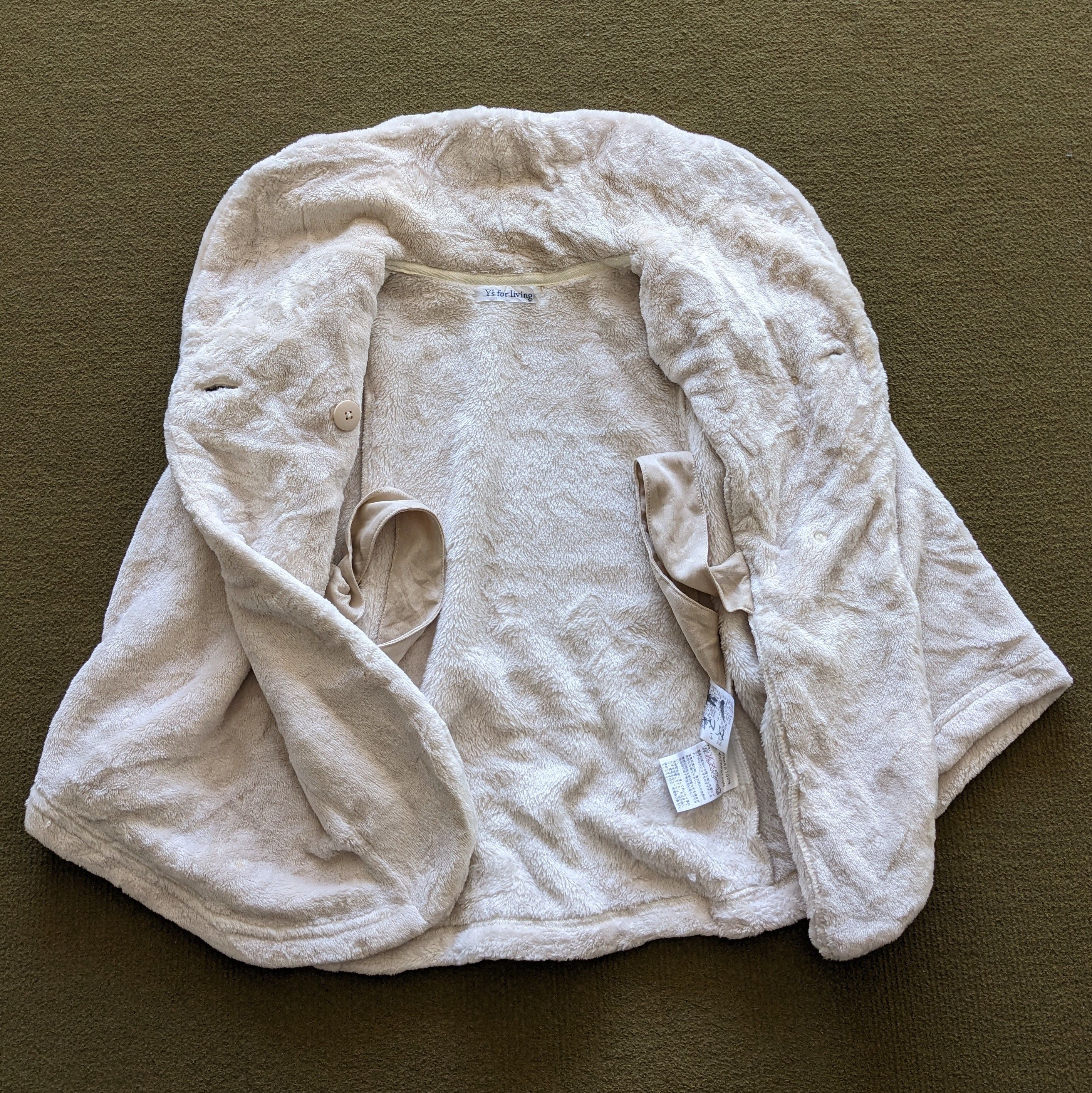 Yohji Yamamoto Vintage Y's For Living by Yohji Yamamoto Women Cape Jacket Size M / US 6-8 / IT 42-44 - 3 Thumbnail