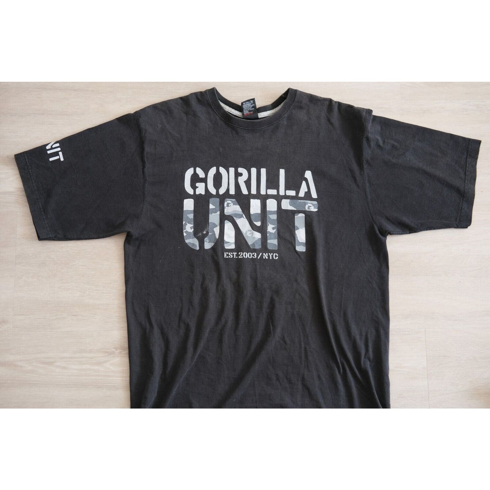 G-Unit Vintage 2003 Gorilla Unit EST NYC T-Shirt Unisex Large Black Size US L / EU 52-54 / 3 - 1 Thumbnail