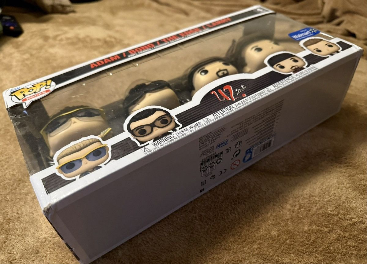 POP MART Funko Pop U2 set of 4, New in Box! Bono, Adam, Larry, Edge Size ONE SIZE - 3 Thumbnail