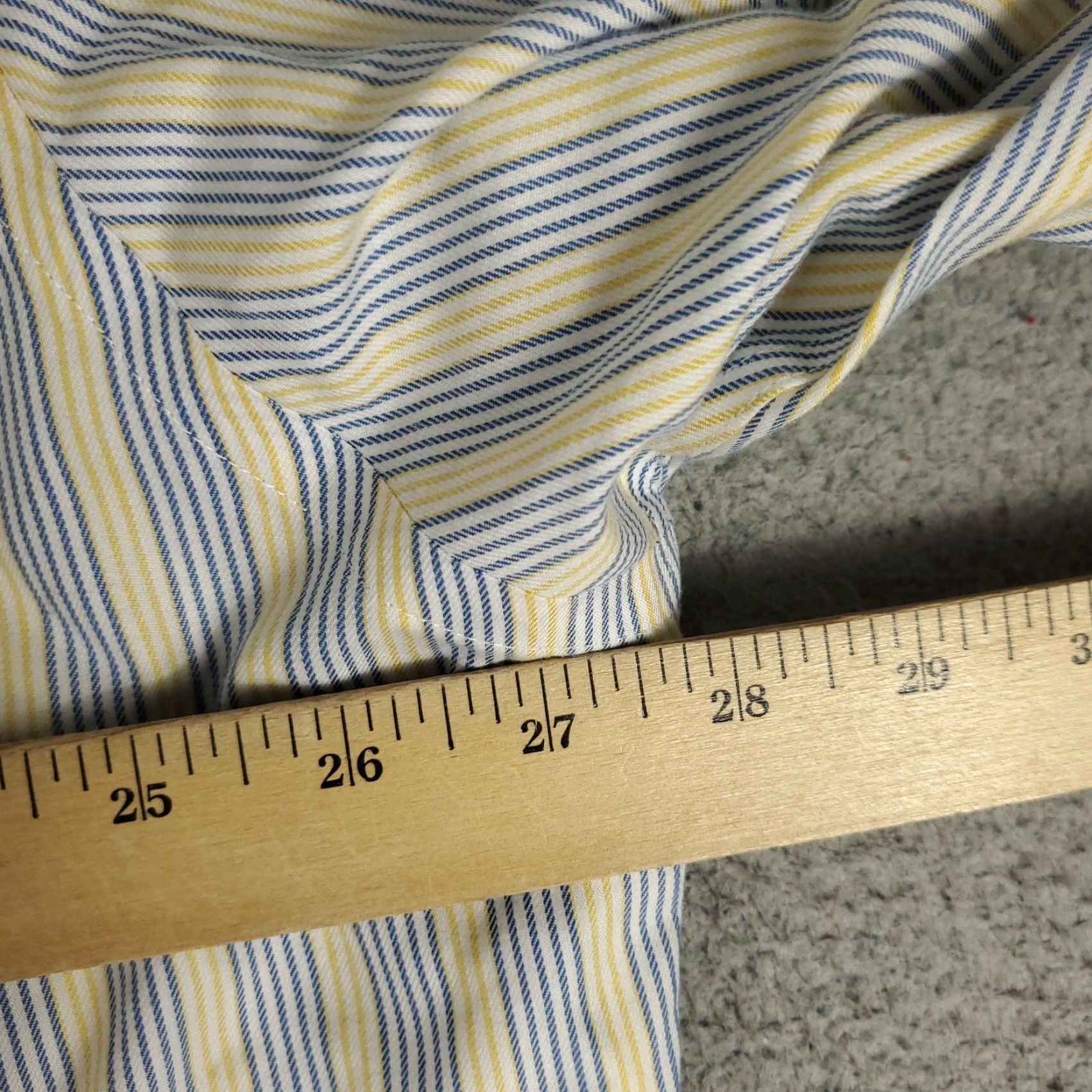 Brooks Brothers Brooks Brothers Shirt Mens 2XL Button-Up Long Sleeve Yellow Striped Blue Cotton Vintage: N/A Size US XXL / EU 58 / 5 - 6 Thumbnail