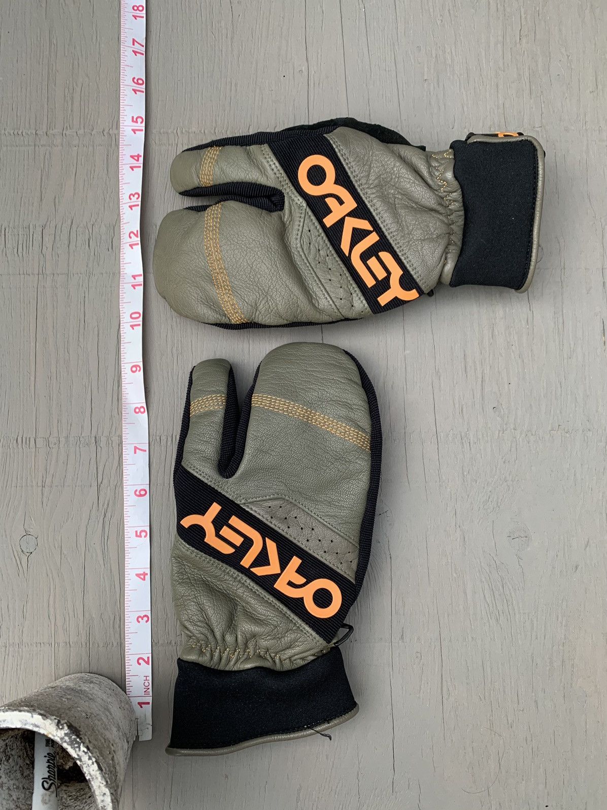 Oakley × Vintage Vintage Oakley Mittens Tabi Trigger Mitt Winter Software 90s Size ONE SIZE - 6 Thumbnail