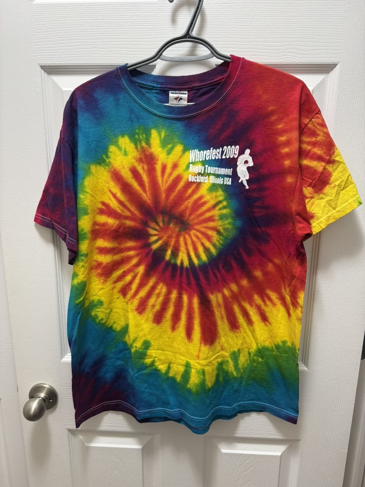 Jerzees Jerzees Whorefest Rugby 2009 Tie Dye Vintage Sport Humor Size US L / EU 52-54 / 3 - 1 Thumbnail