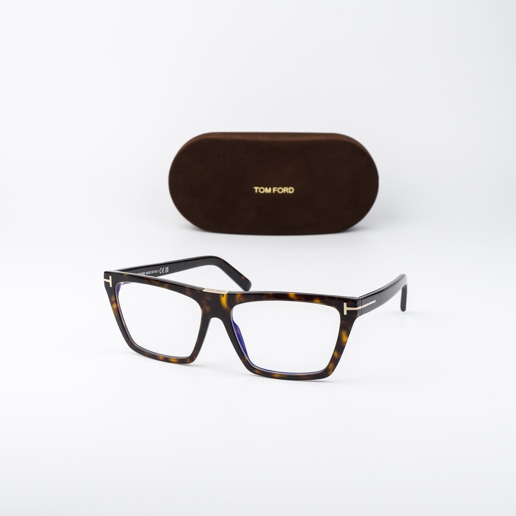 Tom Ford Tom Ford Women Eyeglasses Cat Eye FT5912-B 052 NEW AUTHENTIC Size ONE SIZE - 1 Thumbnail