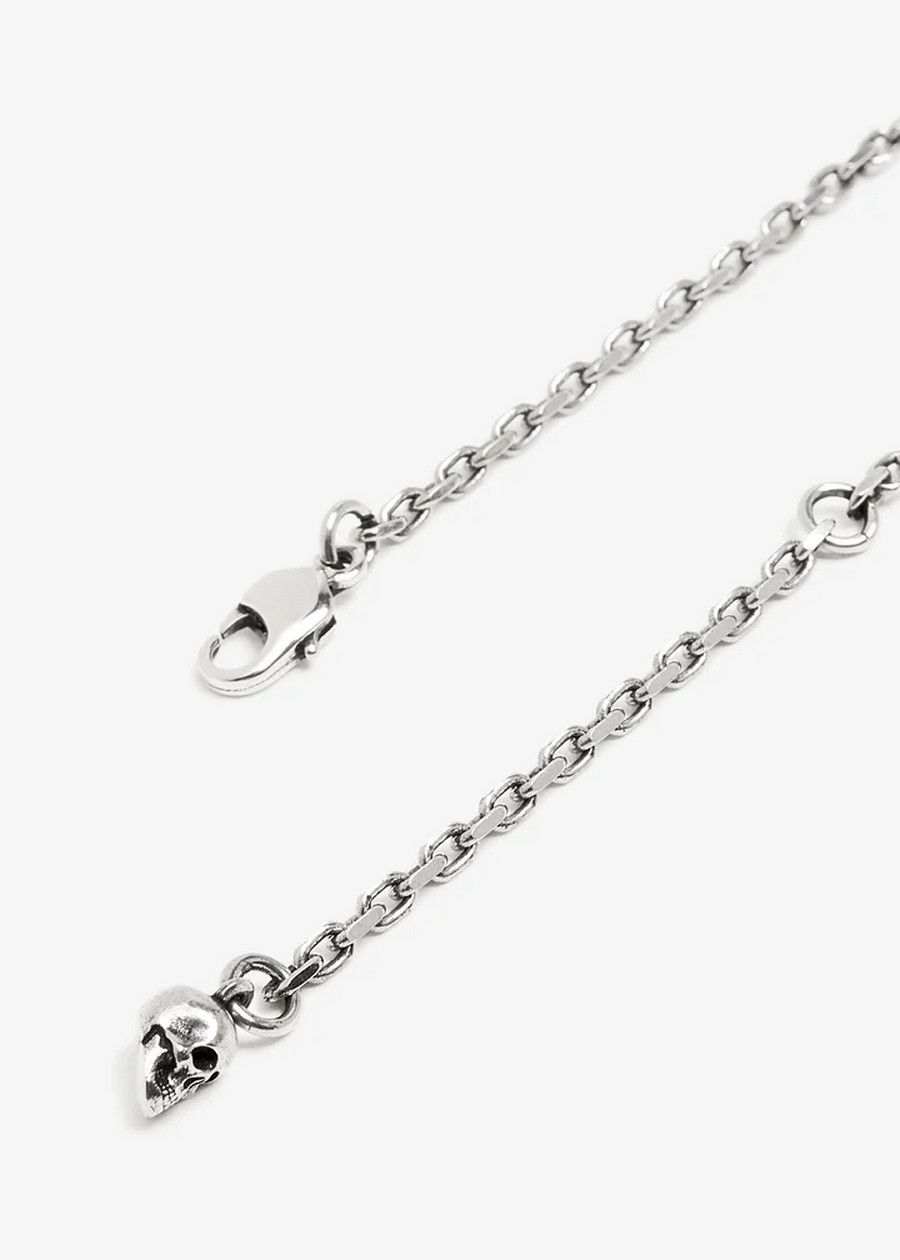 Alexander McQueen ALEXANDER MCQUEEN Snake & Skull silver tone pendant necklace Size ONE SIZE - 3 Thumbnail