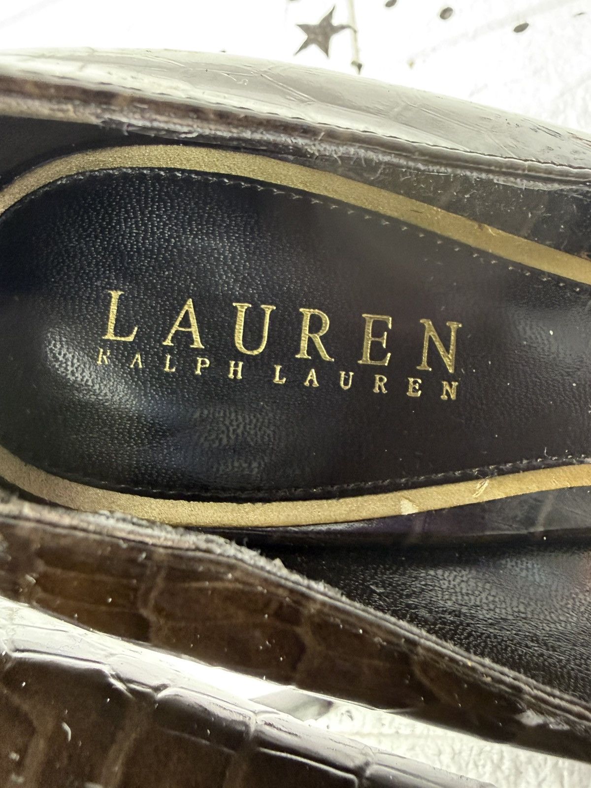 Ralph Lauren LAUREN Ralph Lauren Heels U8.5 UK6 EUR40 Croc Embossed Size US 8.5 / IT 38.5 - 11 Thumbnail