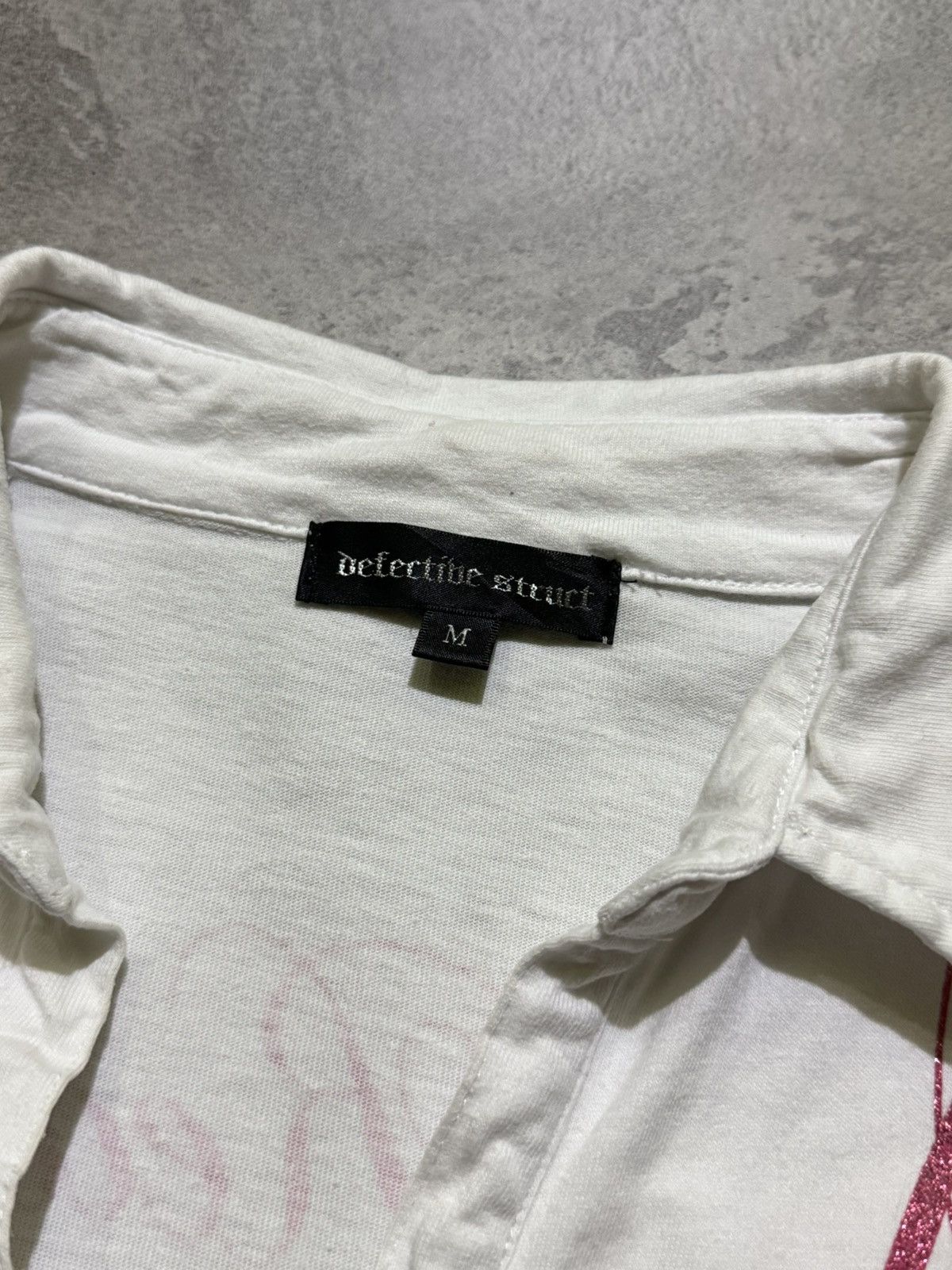 Japanese Brand Y2k DETECTIVE STRUCT IFSIXWASNINE GOTHIC POLO SHIRT Size US M / EU 48-50 / 2 - 5 Thumbnail