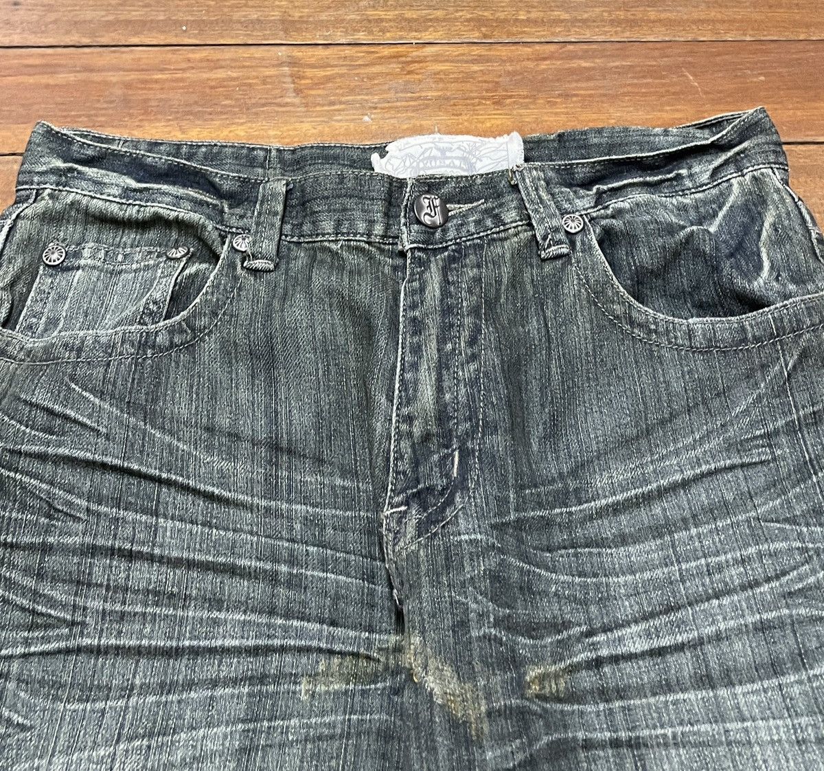 FUSAI Very Rare Vintage Japanese Brand Fusai Flash Jeans 2000s Size US 34 / EU 50 - 3 Thumbnail