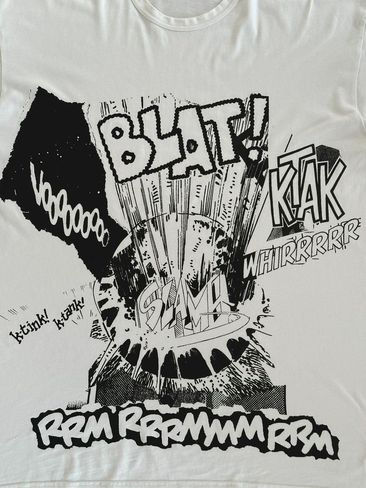 Comme des Garçon SS22 blat white tshirt