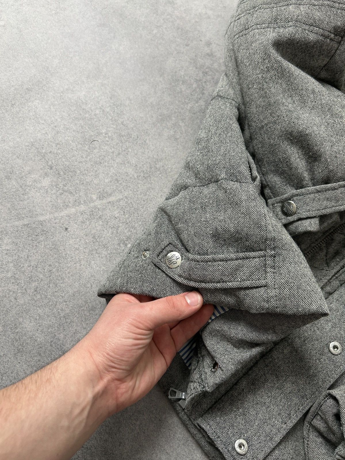 Moncler Gamme Bleu Moncler Gamme Bleu Puffer Parkas jacket mens grey size 4 Size US M / EU 48-50 / 2 - 16 Thumbnail