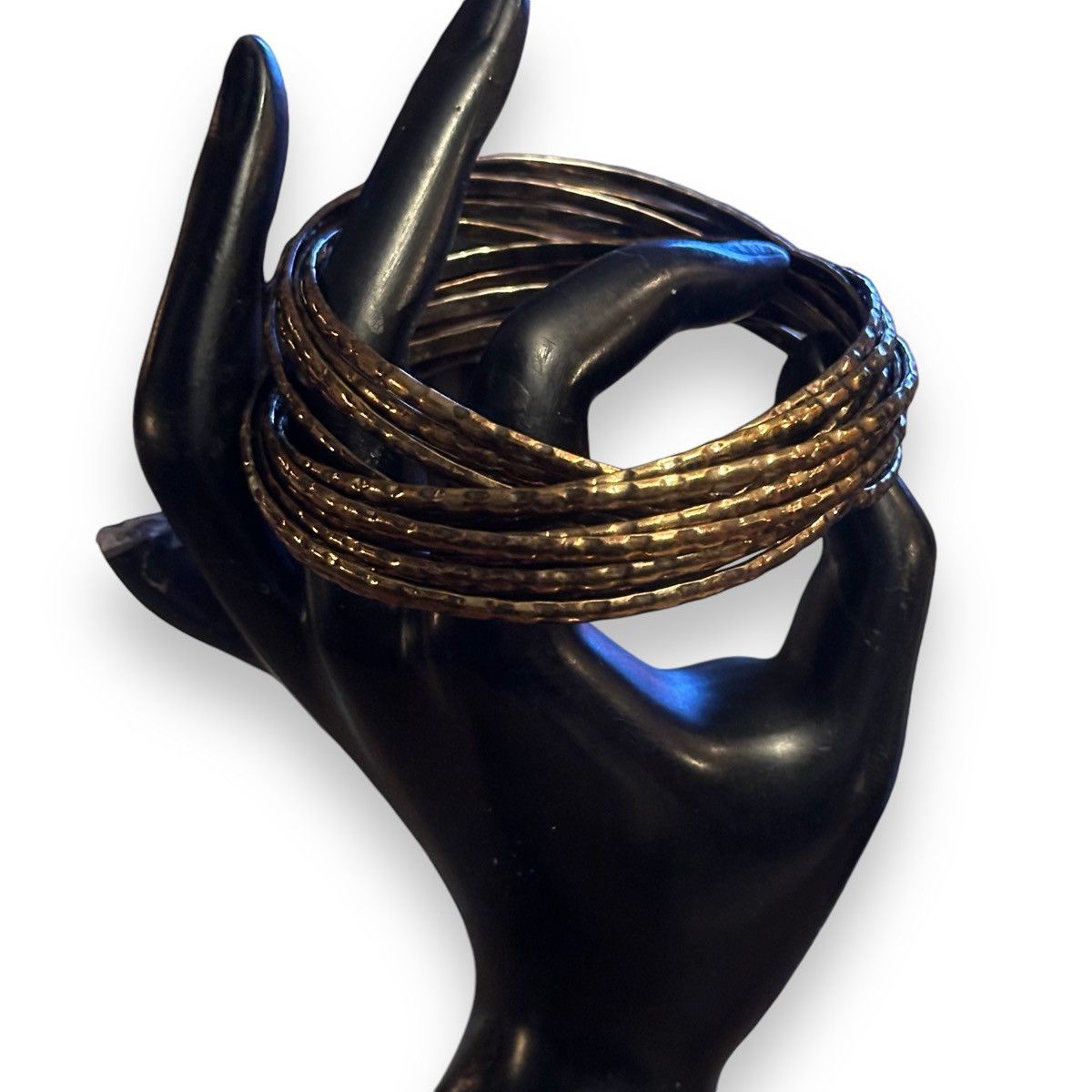 Other Brass tone intertwined bangle bracelet Size ONE SIZE - 2 Thumbnail