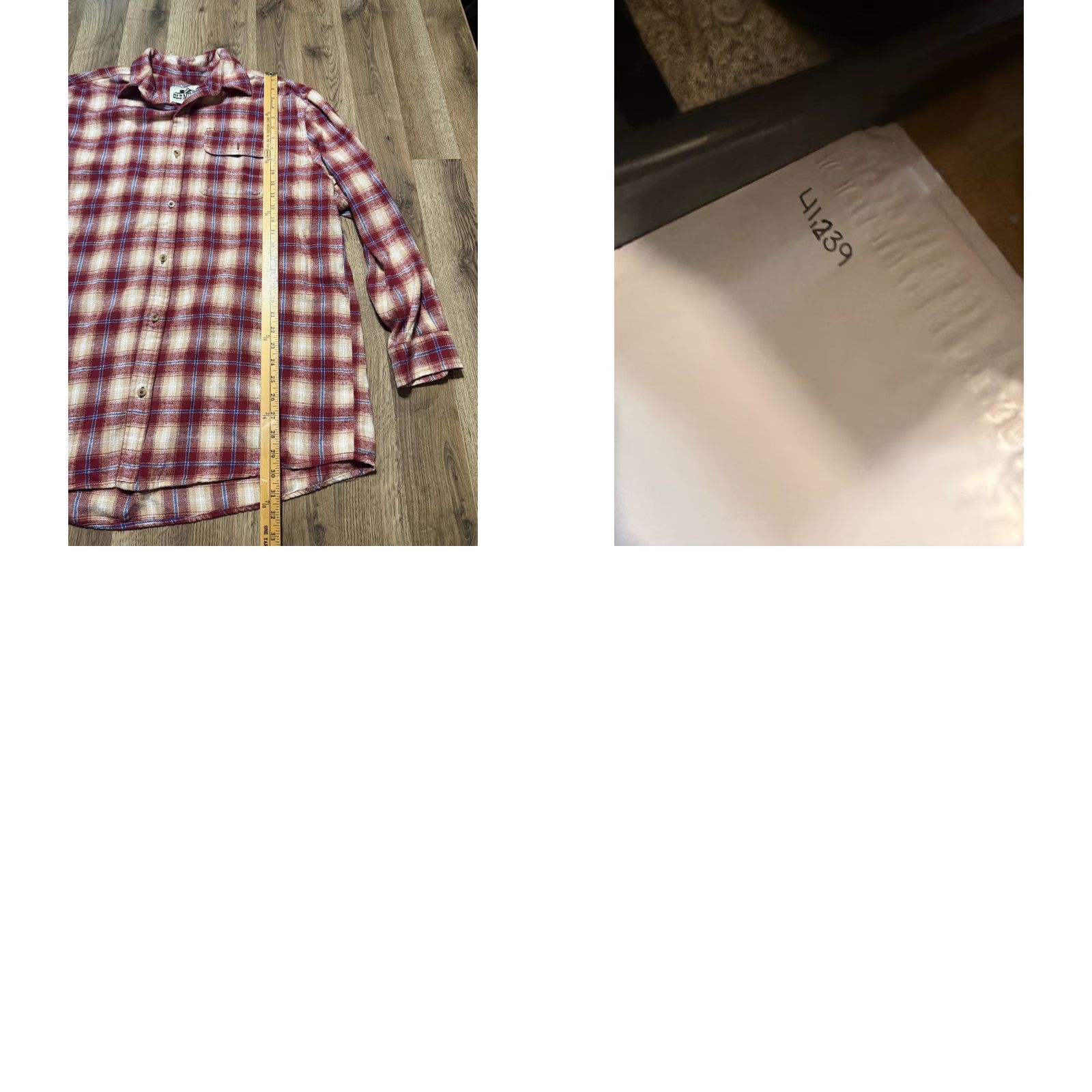 MILLY Old Mill Shirt Men’s XXL Red Brown White Blue Plaid Long Sleeve Button Up Size US XXL / EU 58 / 5 - 8 Thumbnail