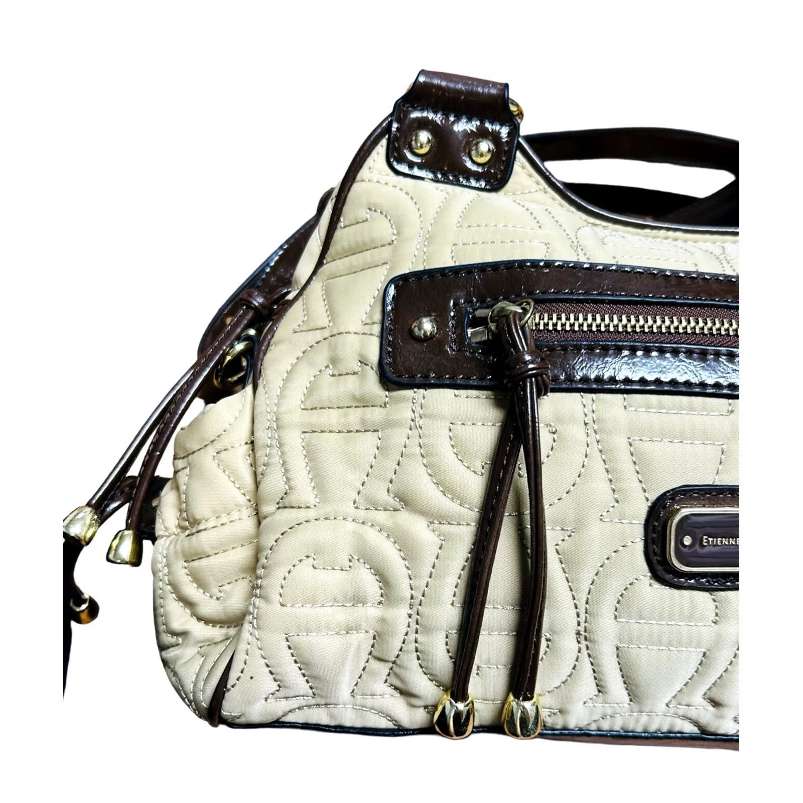 Etienne Aigner Etienne Aigner Women's Crossbody Purse Brown Shoulder Handbag Tote Bag Size ONE SIZE - 4 Thumbnail