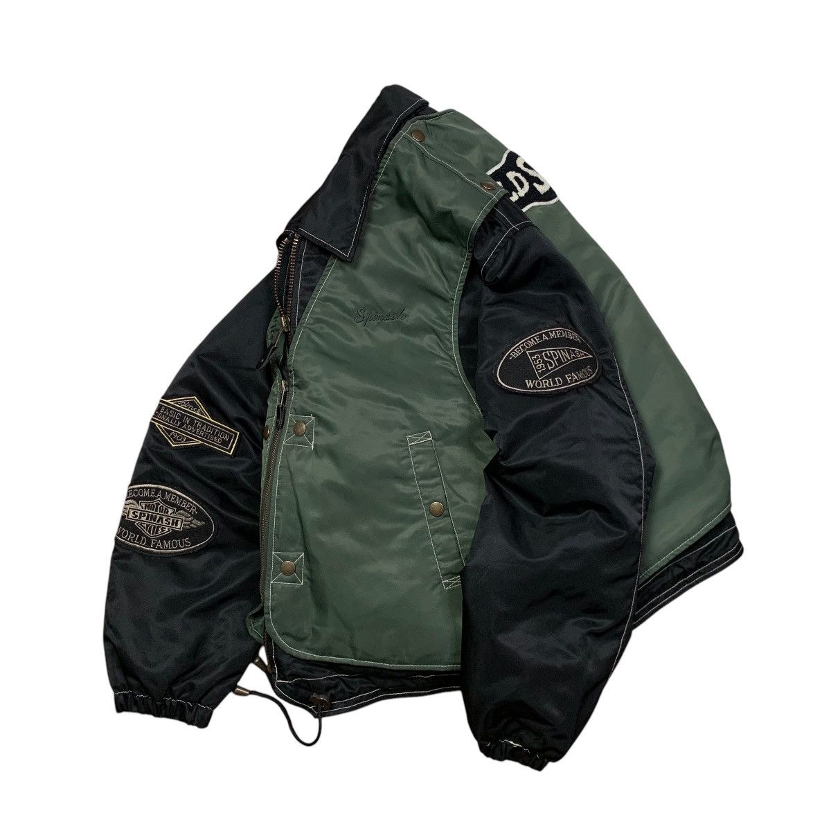 Japanese Brand Spinash Army Air Force Military Bomber Jacket Size US L / EU 52-54 / 3 - 5 Thumbnail
