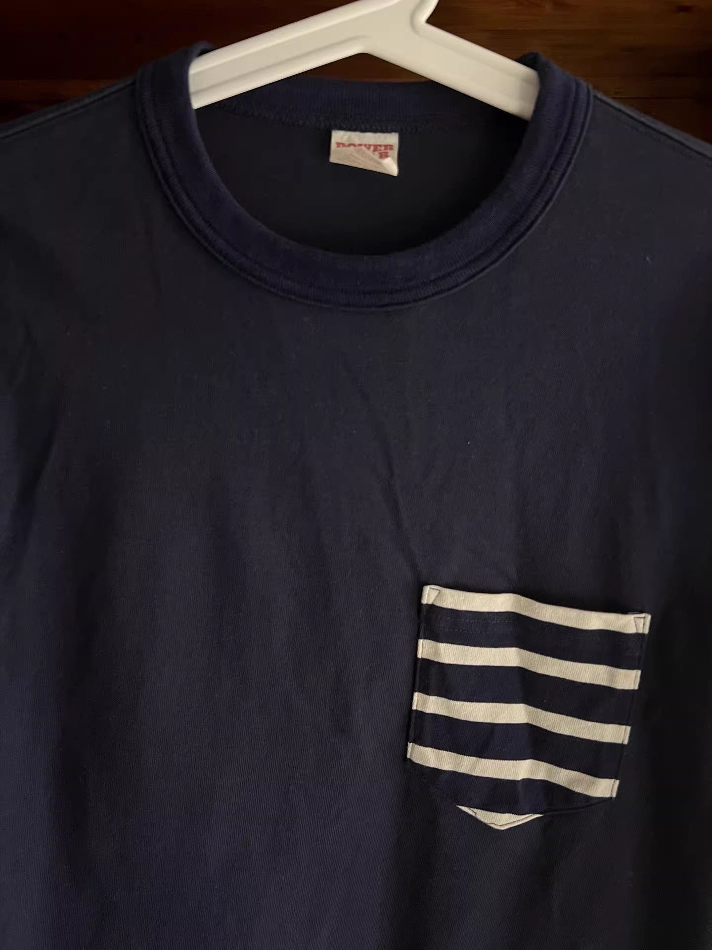 Freewheelers Freewheelers Indigo Striped Pocket Sweatshirt Size US XXS / EU 40 - 4 Thumbnail