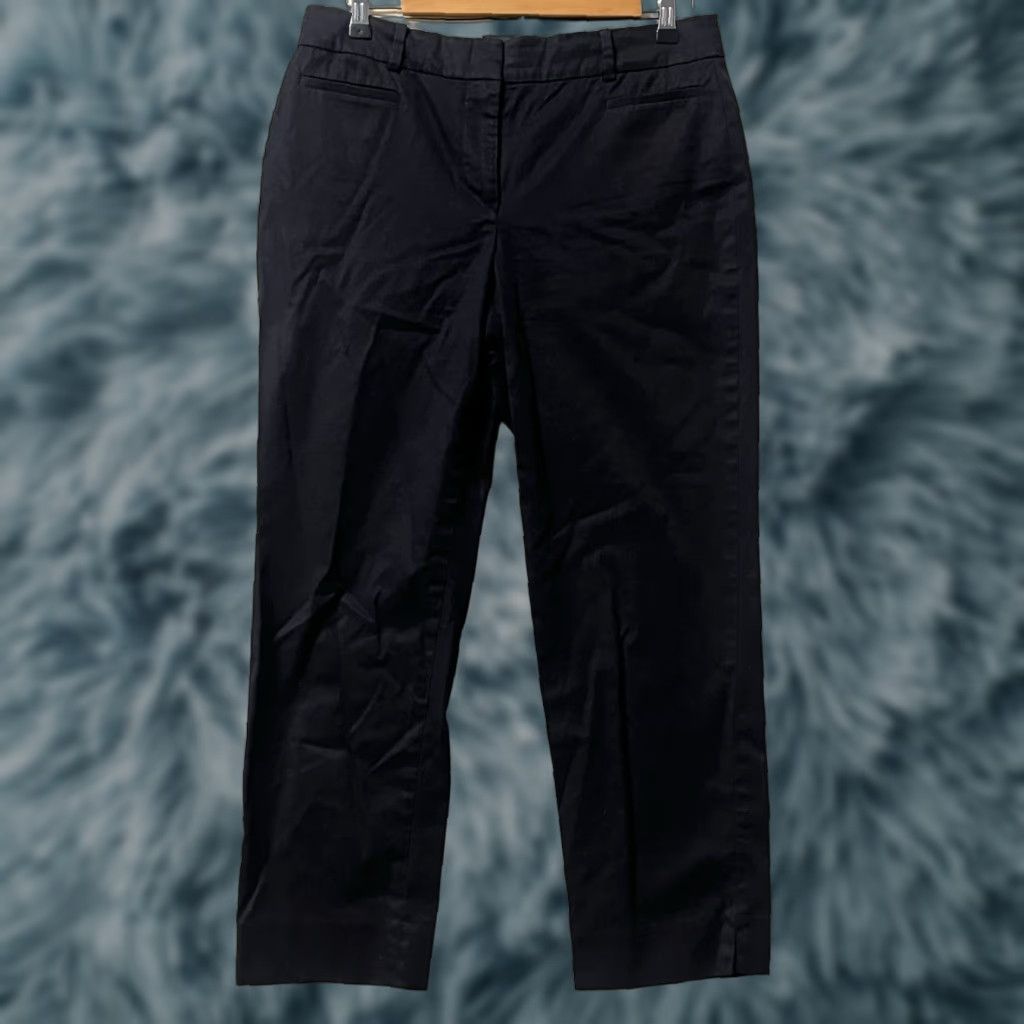 Talbots Talbots The Perfect Crop Tapered Black Pants Women's Size 6 Size 28" / US 6 / IT 42 - 1 Thumbnail