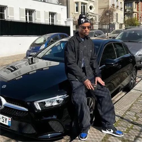 VIBE Streetwear knitted hat thin universal hat y2k avantgarde Size ONE SIZE - 3 Thumbnail
