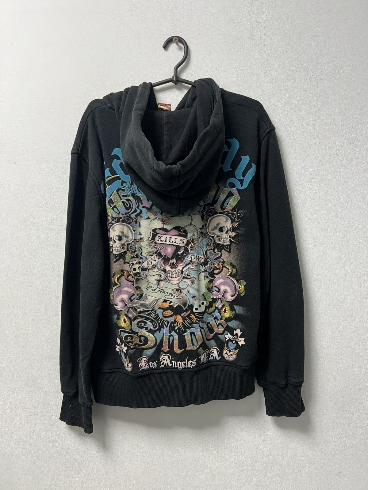 Ed Hardy Really Point vintage zip hoodie Ed hardy style man’s L black Size US L / EU 52-54 / 3 - 1 Thumbnail