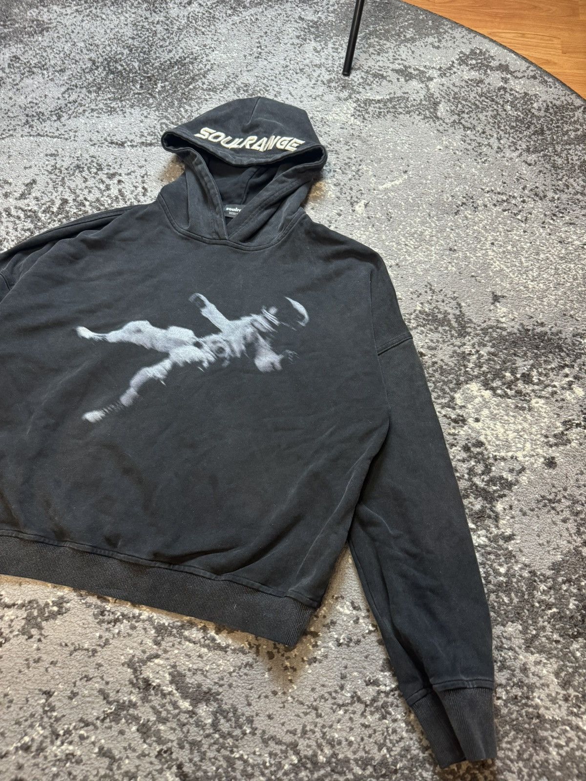 Japanese Brand × Vintage Y2K Soulrange Asemetrical Avantgarde Space Astronaut Hoodie Size US M / EU 48-50 / 2 - 2 Thumbnail