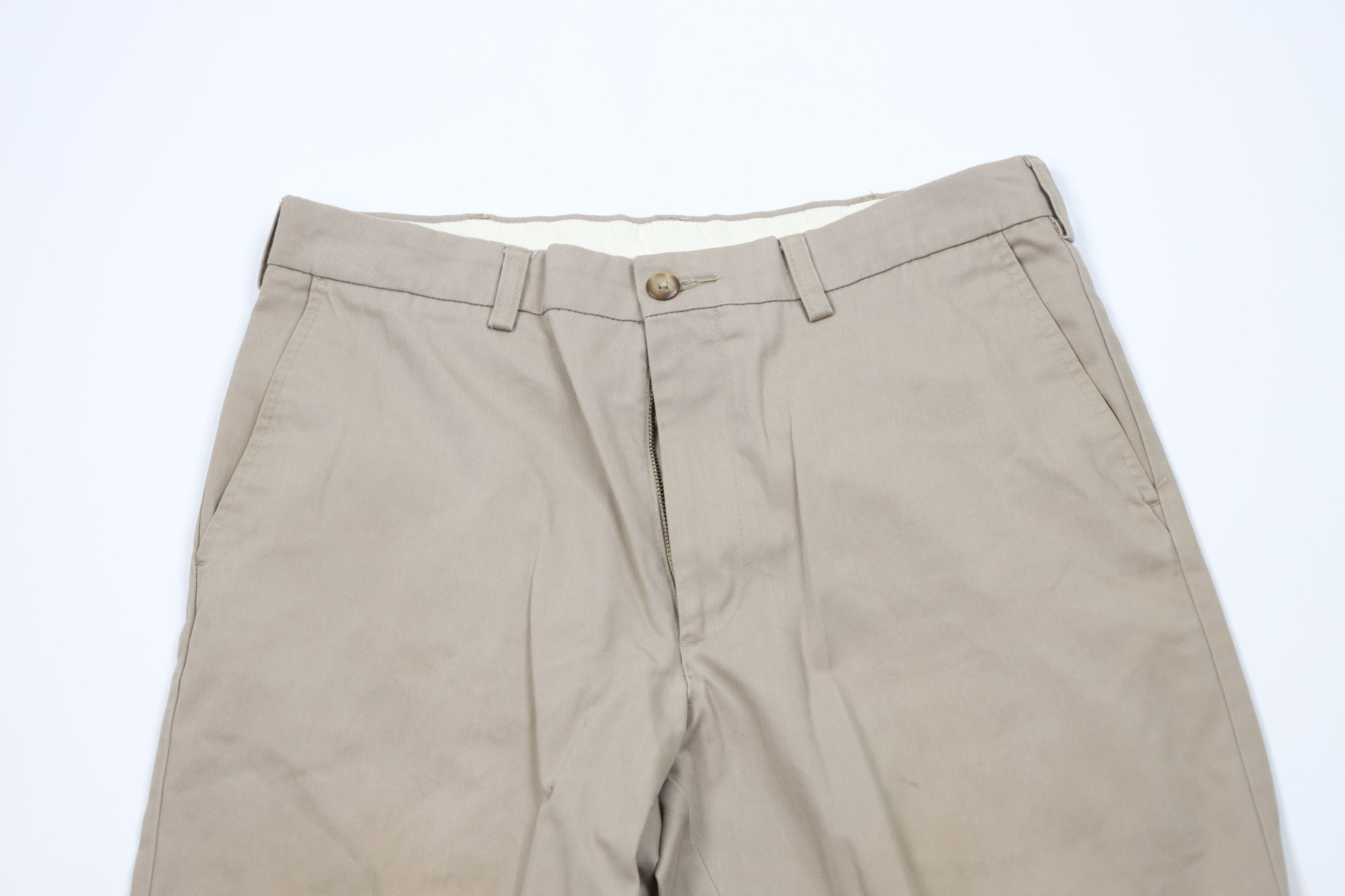 Vintage Vintage 90s Y2K Streetwear Wide Leg Chino Pants Beige Size US 32 / EU 48 - 2 Thumbnail