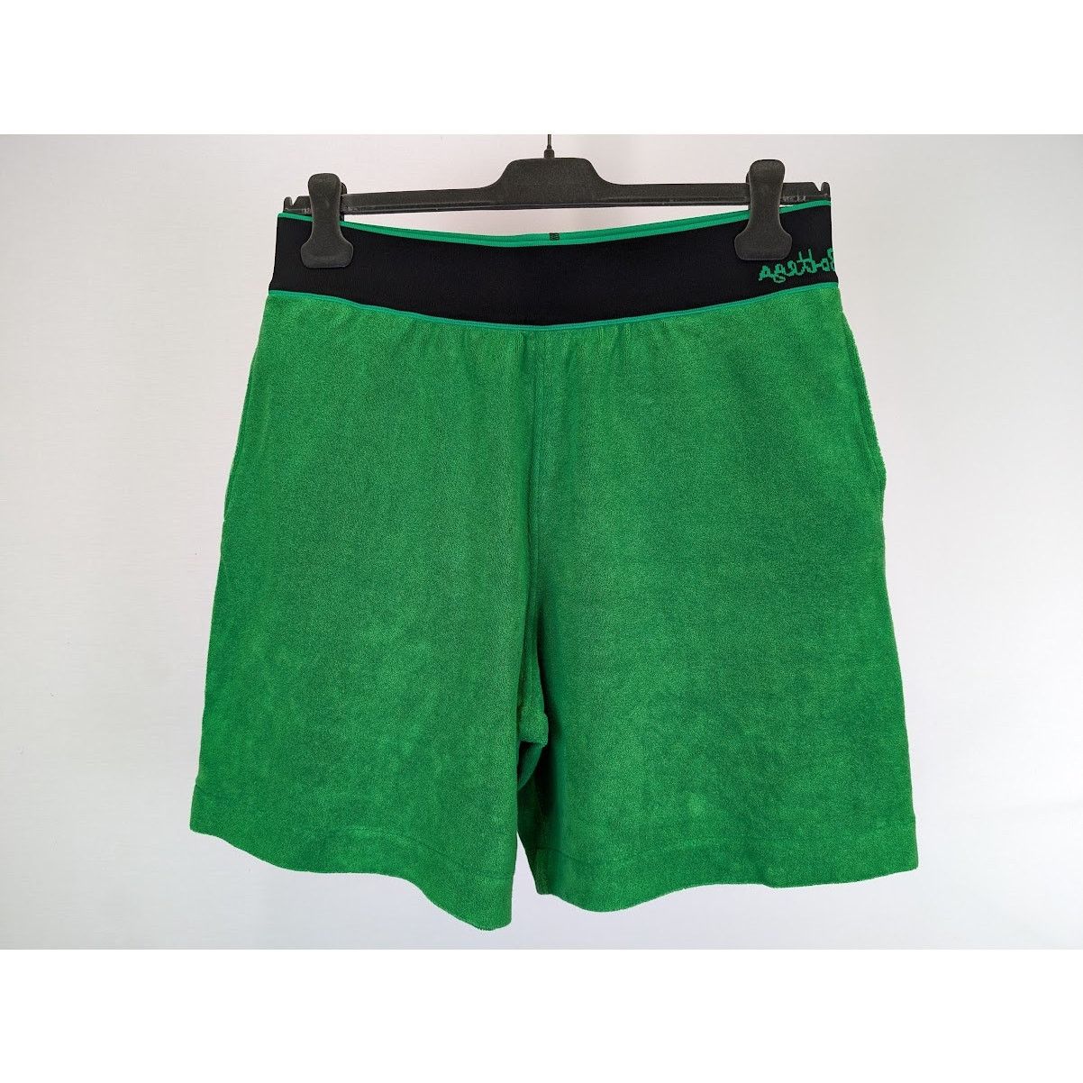Bottega Veneta o1rshd1 Medium Weight Towelling Jersey Shorts in Parakeet Size US 32 / EU 48 - 9 Thumbnail