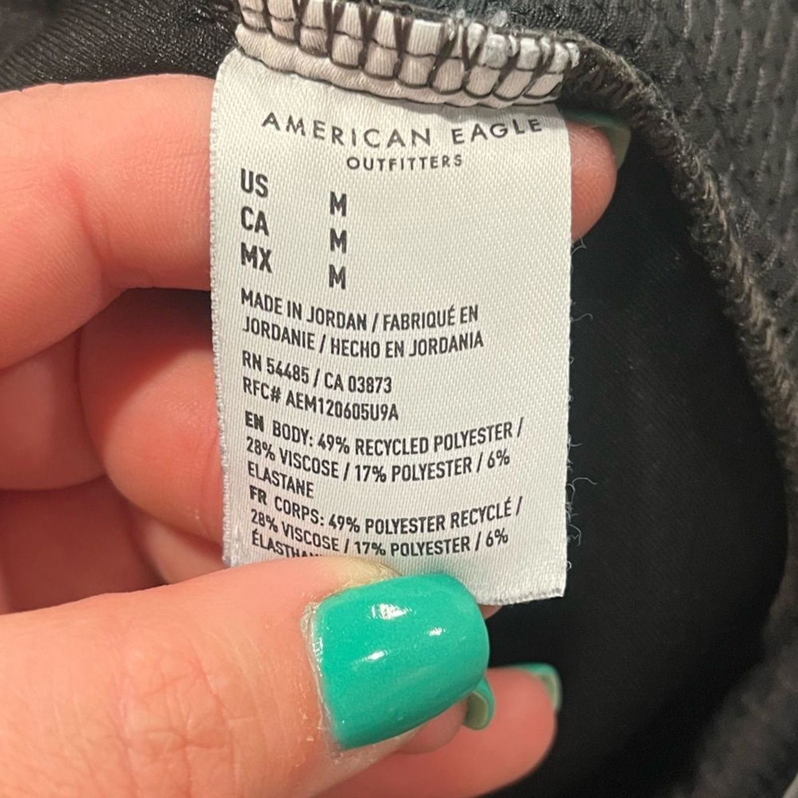 American Eagle Outfitters American Eagle Jogger Pants Mid Rise Elastic Waist Zipper M Size 28" / US 6 / IT 42 - 7 Thumbnail