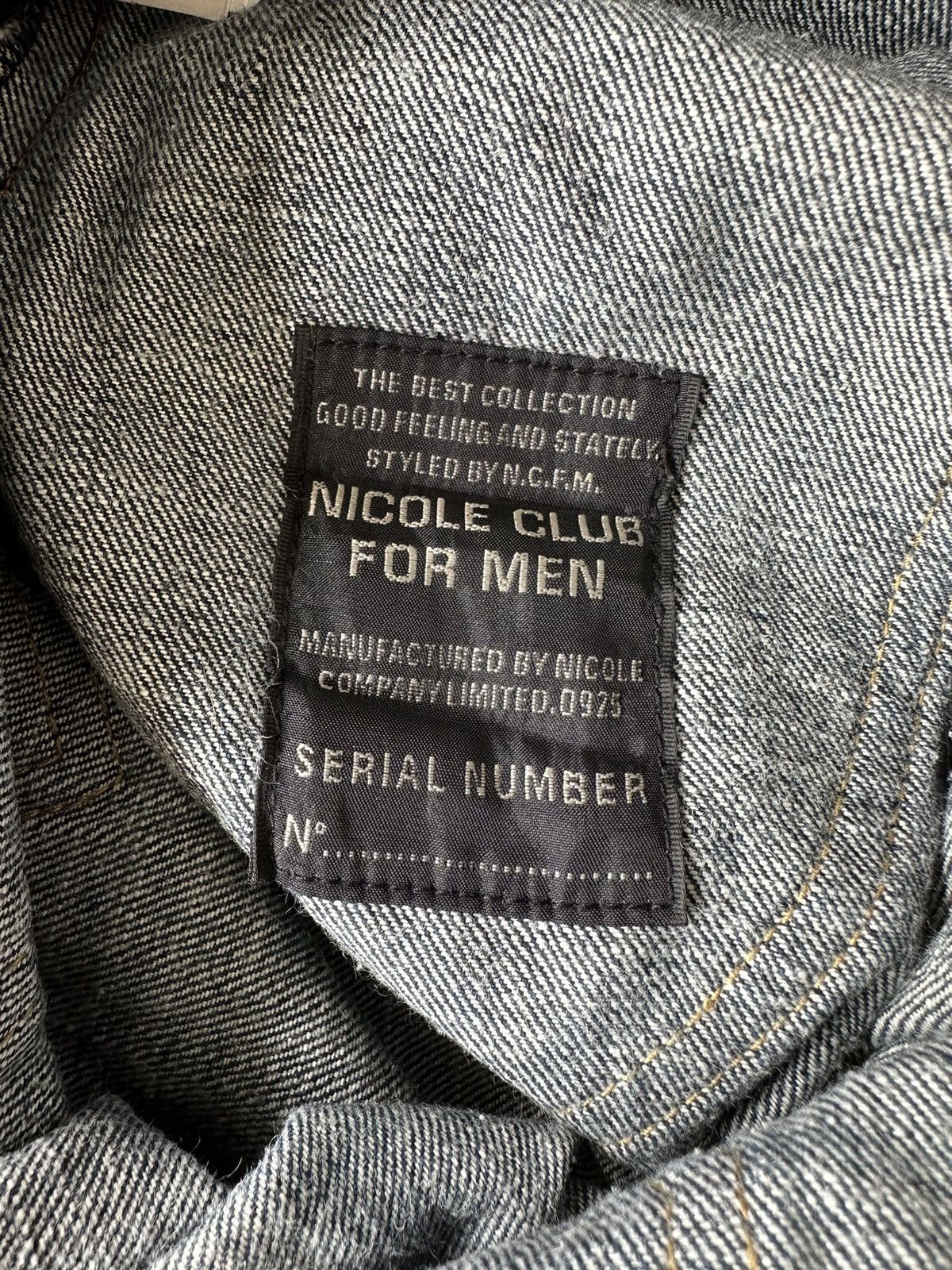 Japanese Brand Y2K NCFM indigo denim Size US 35 - 14 Thumbnail