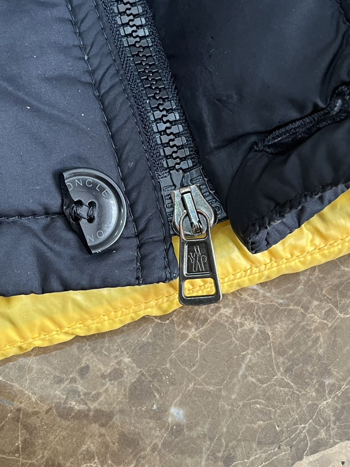 Moncler 👾Moncler Black&Yellow puffer vest Original ✅ Size US L / EU 52-54 / 3 - 8 Thumbnail