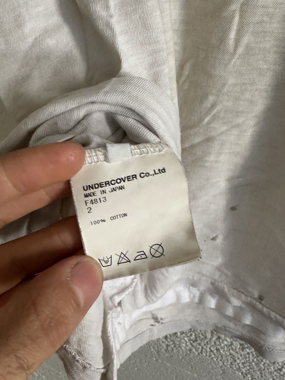 Undercover Super Thrashed Undercover SS10 Reverse Running T-shirt Size US M / EU 48-50 / 2 - 8 Thumbnail