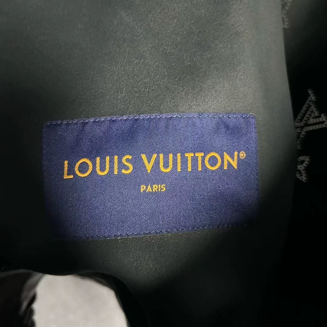 Louis Vuitton black leather zip-up long sleeve jacket Size US L / EU 52-54 / 3 - 5 Thumbnail
