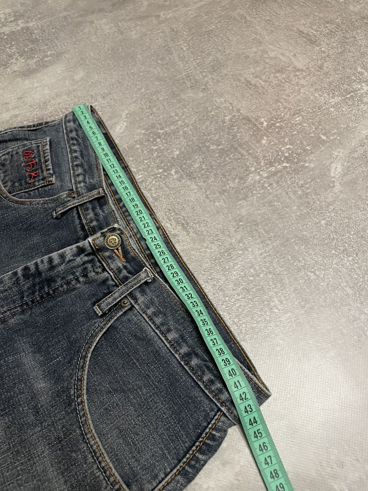 Vintage Vintage Distressed 68 F.R Embroidered Rap Buggy Denim Shorts Size US 34 / EU 50 - 16 Thumbnail