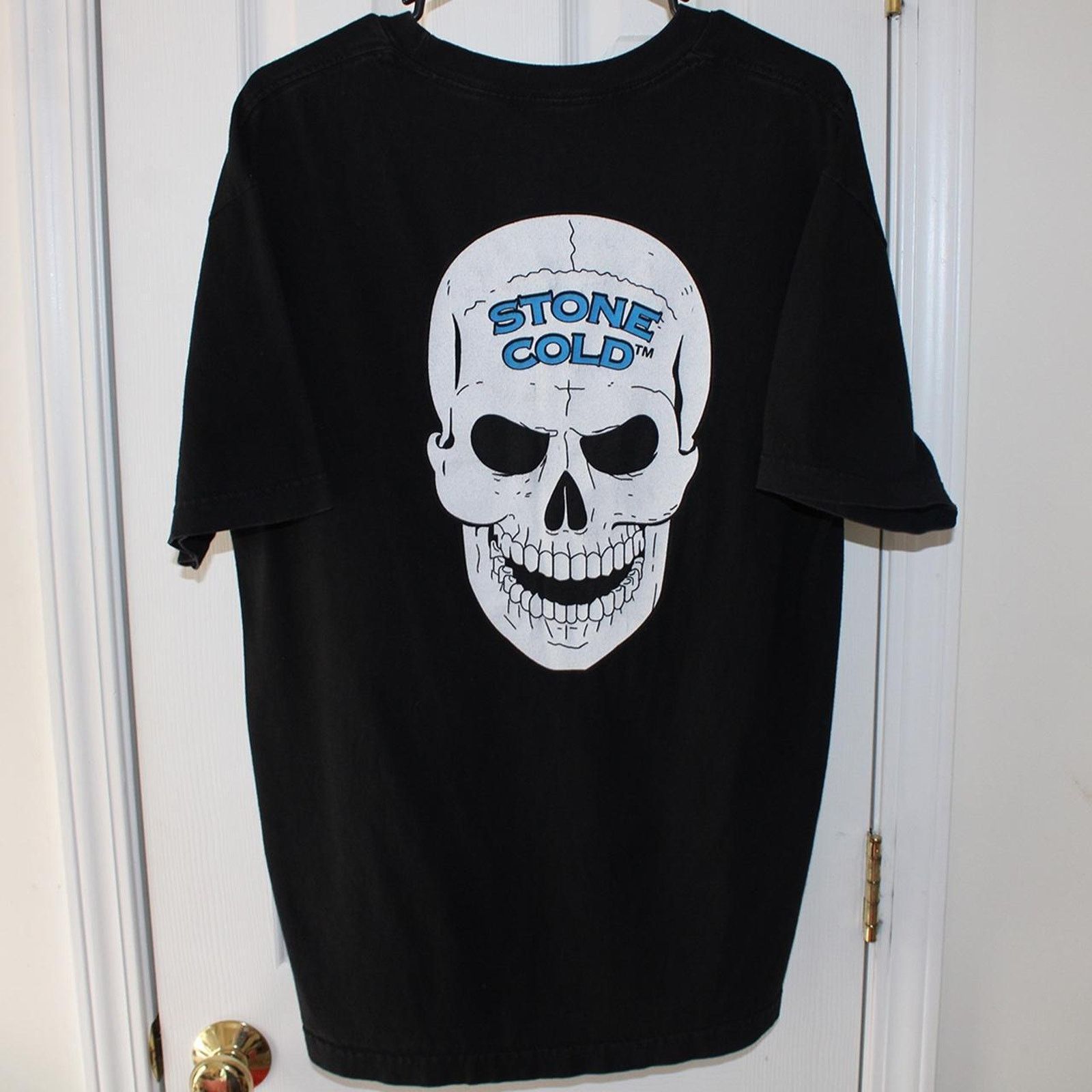 WWE Vintage 2000's Black WWE Stone Cold Steve Austin Graphic Tee Size US L / EU 52-54 / 3 - 8 Thumbnail