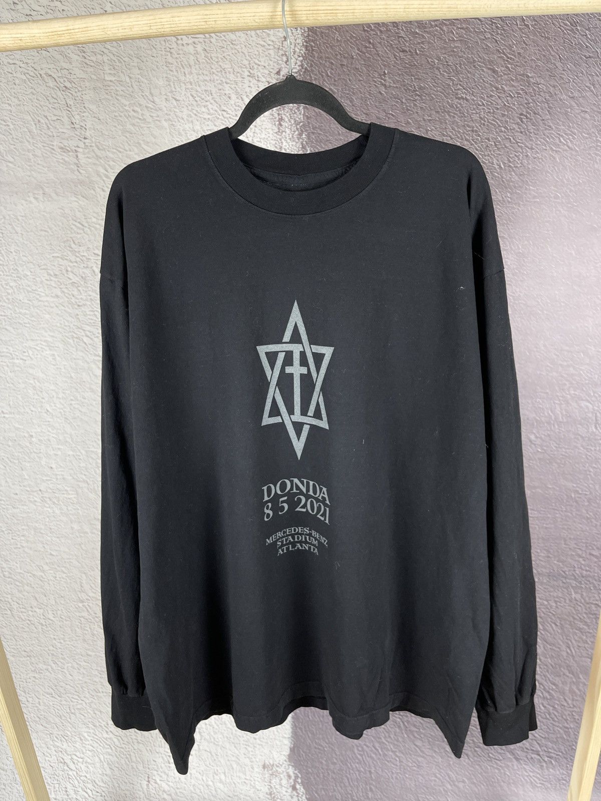 Kanye West × Mercedes-Benz Kanye West DONDA 8 5 2021 Mercedes Stadium Atlanta Long Size US XL / EU 56 / 4 - 2 Thumbnail