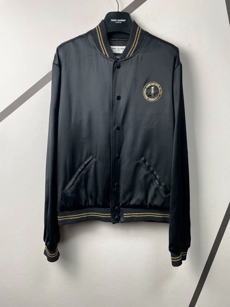 Saint Laurent Paris Saint Laurent Paris Scale silk jacket-2506 Size US M / EU 48-50 / 2 - 1 Thumbnail